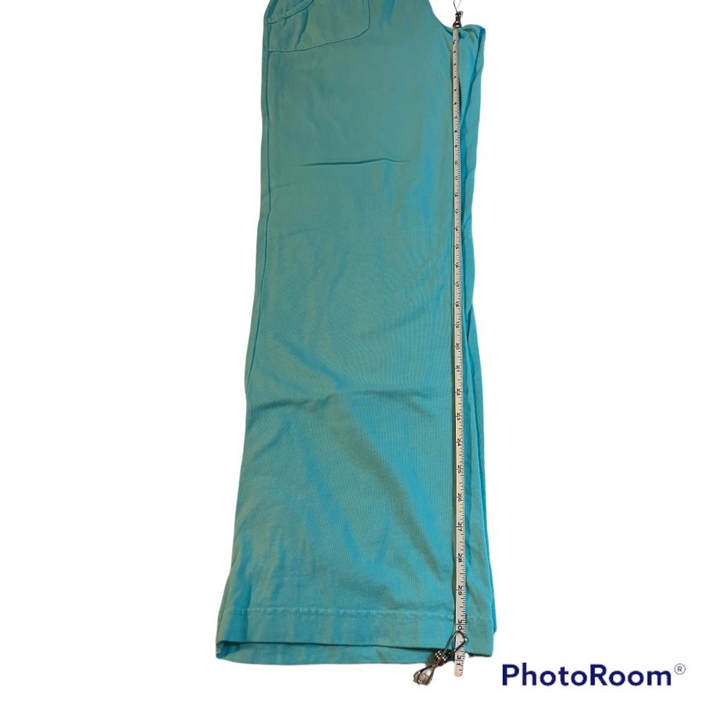 Wide leg 100% cotton pants, very comfy, Aqua blue, Fresh Produce, Medium, NWT - Picture 5 of 7